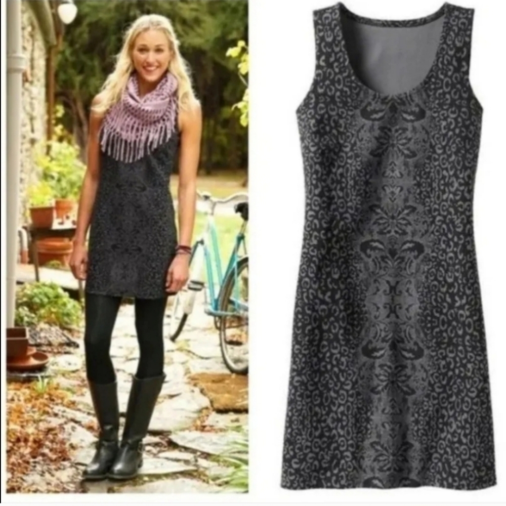 Athleta Shayla Animal Print Dress - Size Small